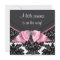 Elegant Black Damask Princess Baby Shower