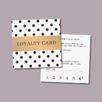 Elegant Black Dotted Faux Gold Stripe Beauty