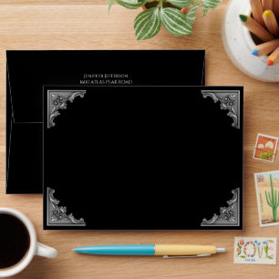 Elegant Black Envelope