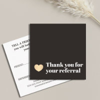 Elegant Black Faux Gold Heart Beauty Salon