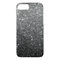 Elegant Black Glitter iPhone 7 case