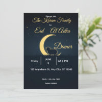 Elegant Black Gold Eid al-adha Dinner