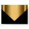 Elegant Black Gold Invitation Envelope