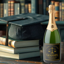 Elegant Black Gold Law School Graduation Party
