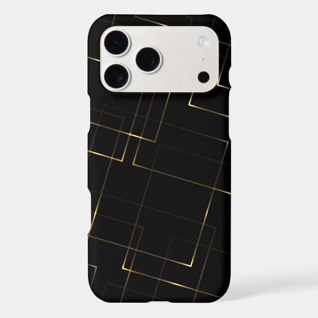 Elegant Black & Gold Marble (Back)