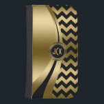 Elegant Black & Gold Modern Zigzag Chevron Pattern Samsung S4 Wallet Case<br><div class="desc">Black and gold and black modern geometric zigzag chevron pattern and dynamic modern lines design. Custom and optional monogram. Several variation on this design, with different position of the elements and different colour combinations. Not actual glitter or metallic finish, but digital image effect. If you need any help customizing, changing...</div>
