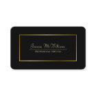 Elegant Black & Gold Professional QR Code