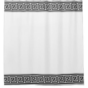 Elegant Black & Grey Greek Vector on White