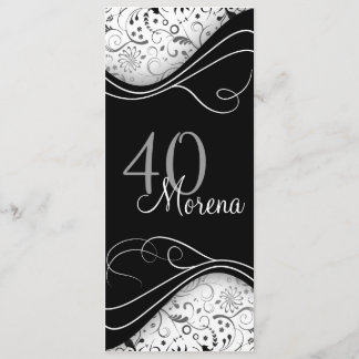 Elegant Black Invitation