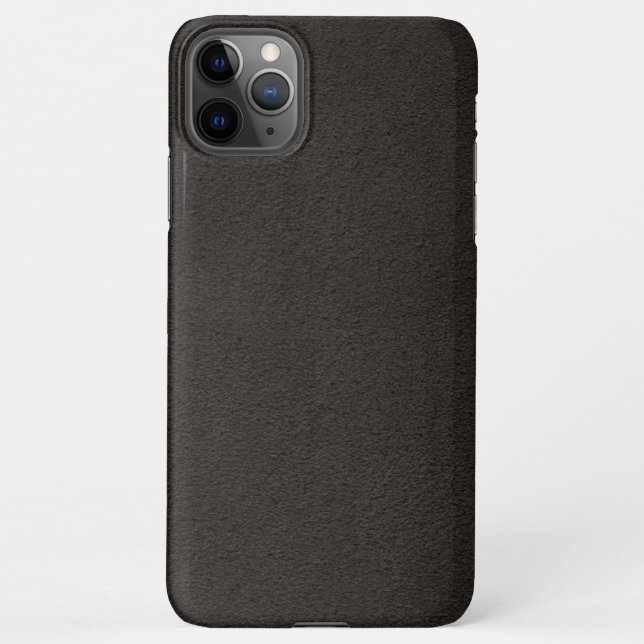  Elegant Black leather iPhone Case (Back)