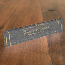 Elegant Black Linen Fabric Gold Frame Professional