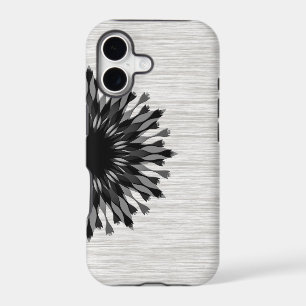 Elegant Black Lotus Flower Wood Stylish Floral