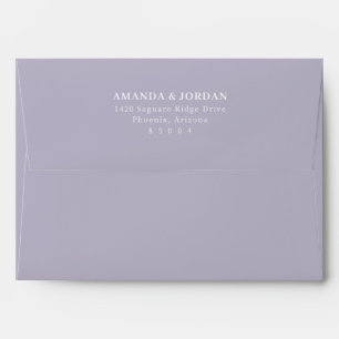 Elegant Black Minimalist Calligraphy Envelope
