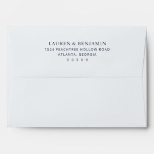 Elegant Black Minimalist Envelope