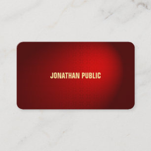 Elegant Black Red Damask Professional Luxurious Business Card