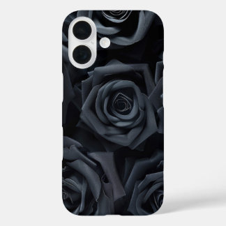 Elegant Black Roses Floral iPhone Case