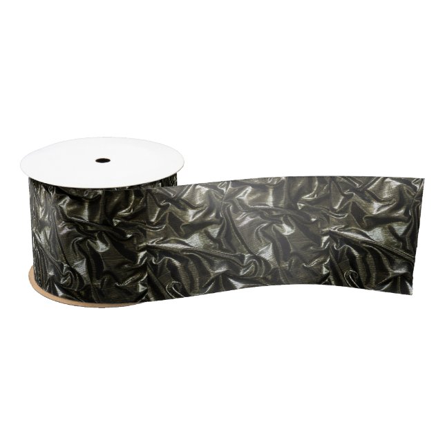 Elegant Black satin look ribbon Satin Ribbon (Spool)