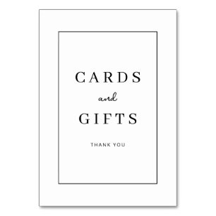 Elegant Black Serif Gratitude Card