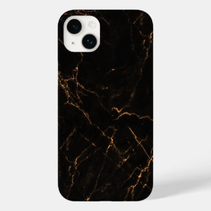 Elegant Black Stone Marble Pattern Case-Mate iPhone 14 Plus Case
