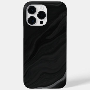 Elegant Black Stone Marble Pattern Case-Mate iPhone 14 Pro Max Case