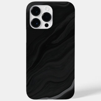 Elegant Black Stone Marble Pattern Case-Mate iPhone 14 Pro Max Case