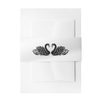 Elegant Black Swans Wedding