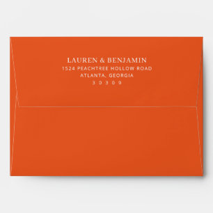 Elegant Black Typographic Envelope