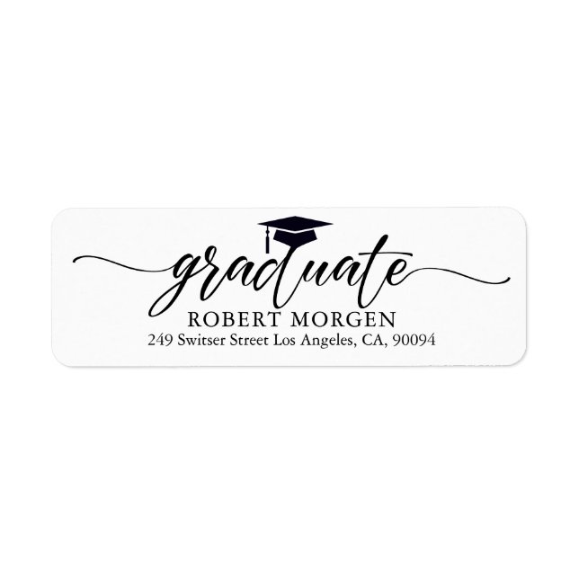 Elegant Black Typography On White Background (Front)