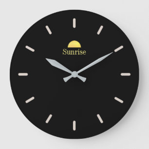 Elegant Black Wall Clock