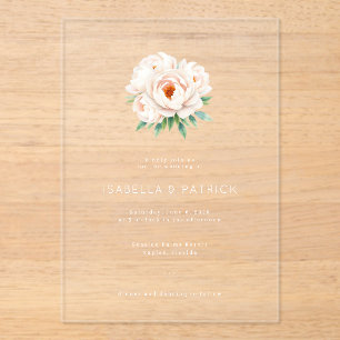 Elegant Black Wedding Invitation