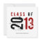 Elegant Black, White and Red Class of 2013