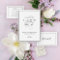 Elegant Black & White Classic Script Wedding