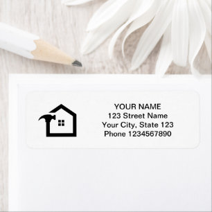 Elegant Black & White Construction Handyman
