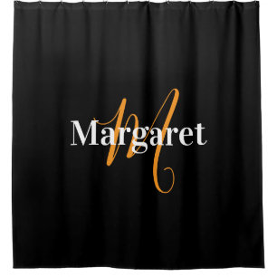 Elegant black &white custom name