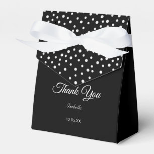 Elegant black & white Favour Box