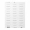 Elegant black white minimalist return address