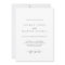 Elegant Black & White Minimalist Wedding