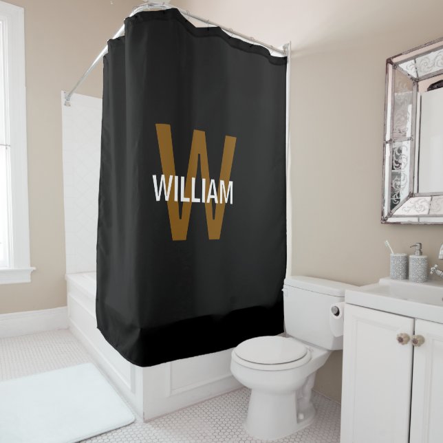 Elegant Black &White Monogram name (In Situ)