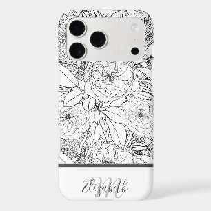 Elegant Black White Roses and Marigold Flowers