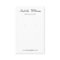 Elegant Black White Script Earring Display Card