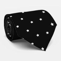 Elegant black white stars pattern men