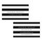 Elegant Black White Striped - Simple Minimalist