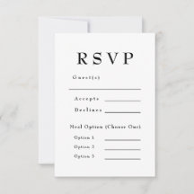 Elegant Black & White Timeless Wedding