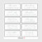 Elegant Black White Wedding Guest Address Labels