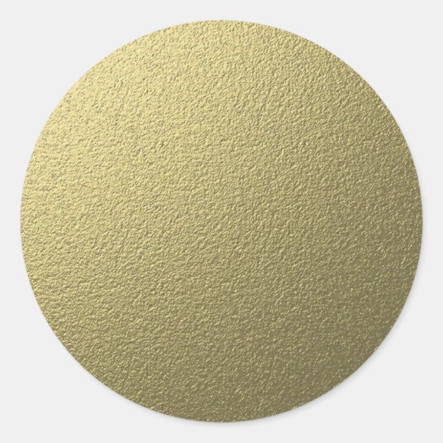 Elegant Blank Gold Glitter Seals (Front)