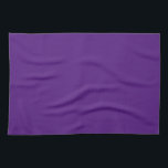 Elegant Blank Template Solid Colour Royal Purple Kitchen Towel<br><div class="desc">Custom Create Your Own Upload Add Your Monogram Initial Photo or Logo Text Name Elegant Modern Cute Kitchen & Dining / Table & Kitchen Linens/ Blank Template Royal Purple Solid Colour Kitchen Towel.</div>