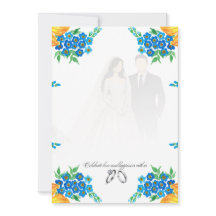 Elegant Blank Wedding Invitation – Fully Customiza