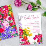 Elegant blooming floral Bridal Brunch Invitation<br><div class="desc">Elegant blooming floral Bridal Brunch Invitation. Embrace the modern romance of the bride-to-be's new chapter with our elegant blooming floral Bridal Brunch Invitation. Celebrating a special day, this invite is framed with a vibrant medley of florals, symbolizing a flourishing future. Contemporary yet classic, the stylish script invites guests to an...</div>