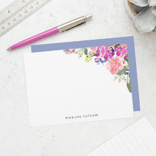 Elegant Blooms Watercolor Floral Card