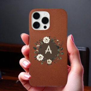  Elegant Blossom Monogram iPhone 16 Pro Max Case